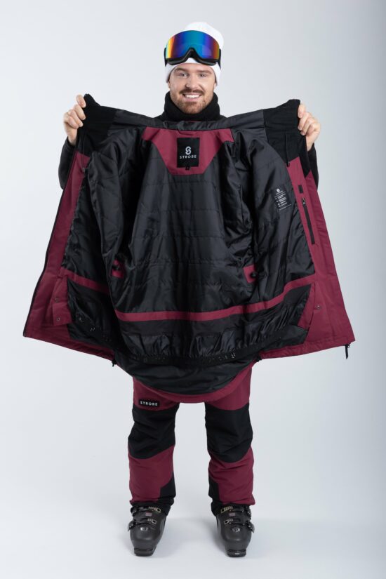 Lynx Ski Jacket Burgundy - Men's
