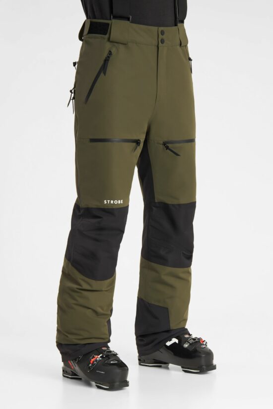 Lynx Ski Pants Olive Green - Men's