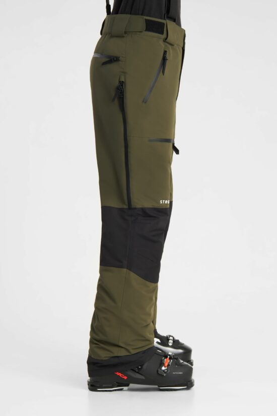 Lynx Ski Pants Olive Green - Men's